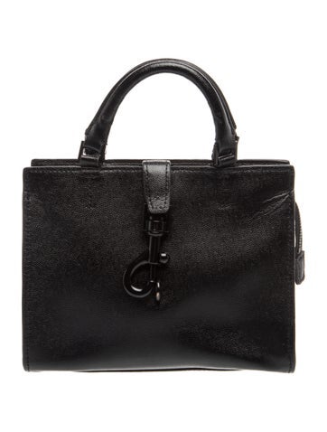 Leather Top Handle Bag