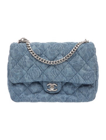 Denim Sweetheart Crush Flap Bag