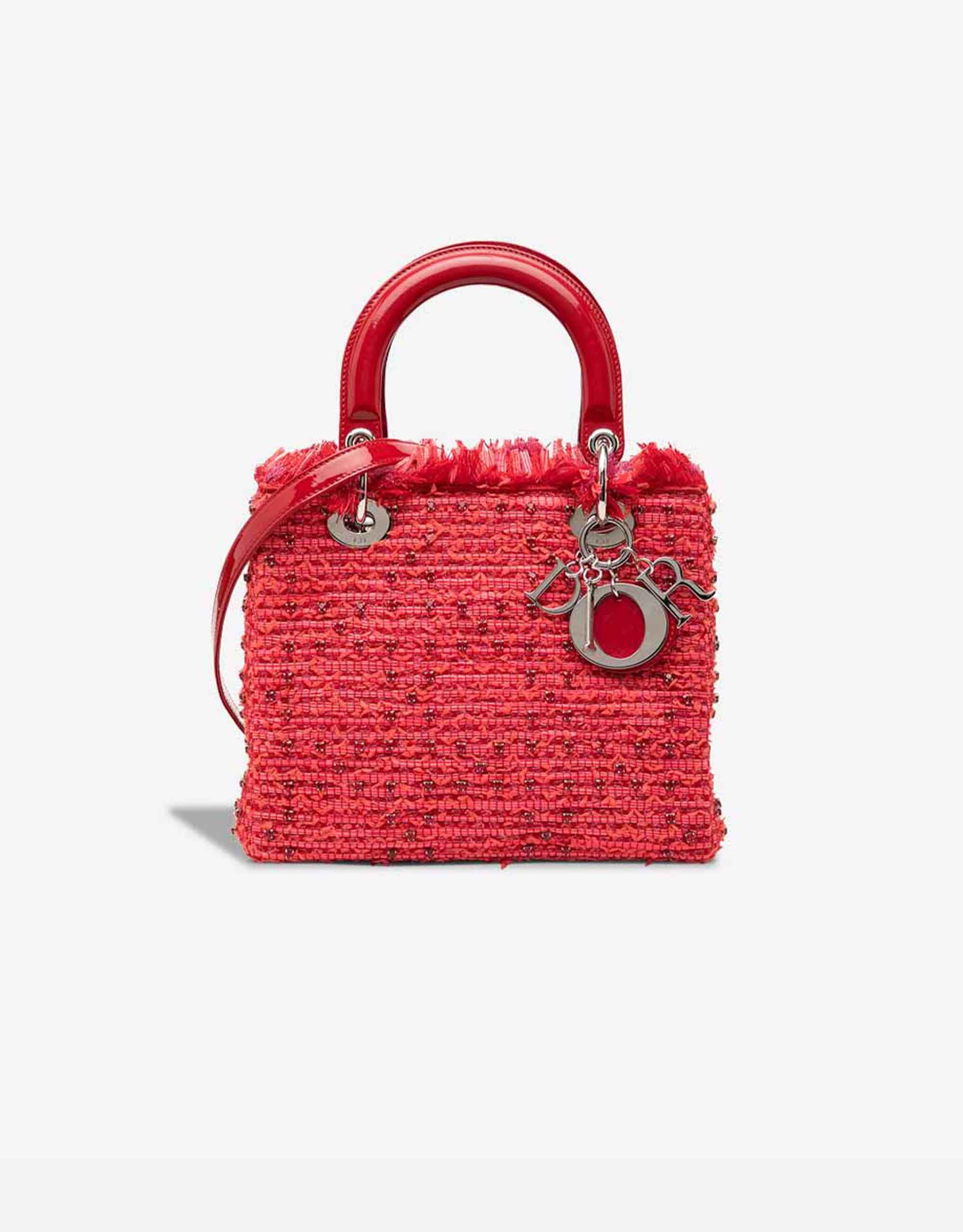 
		Lady Medium Tweed / Patent / Rhinestones Red    