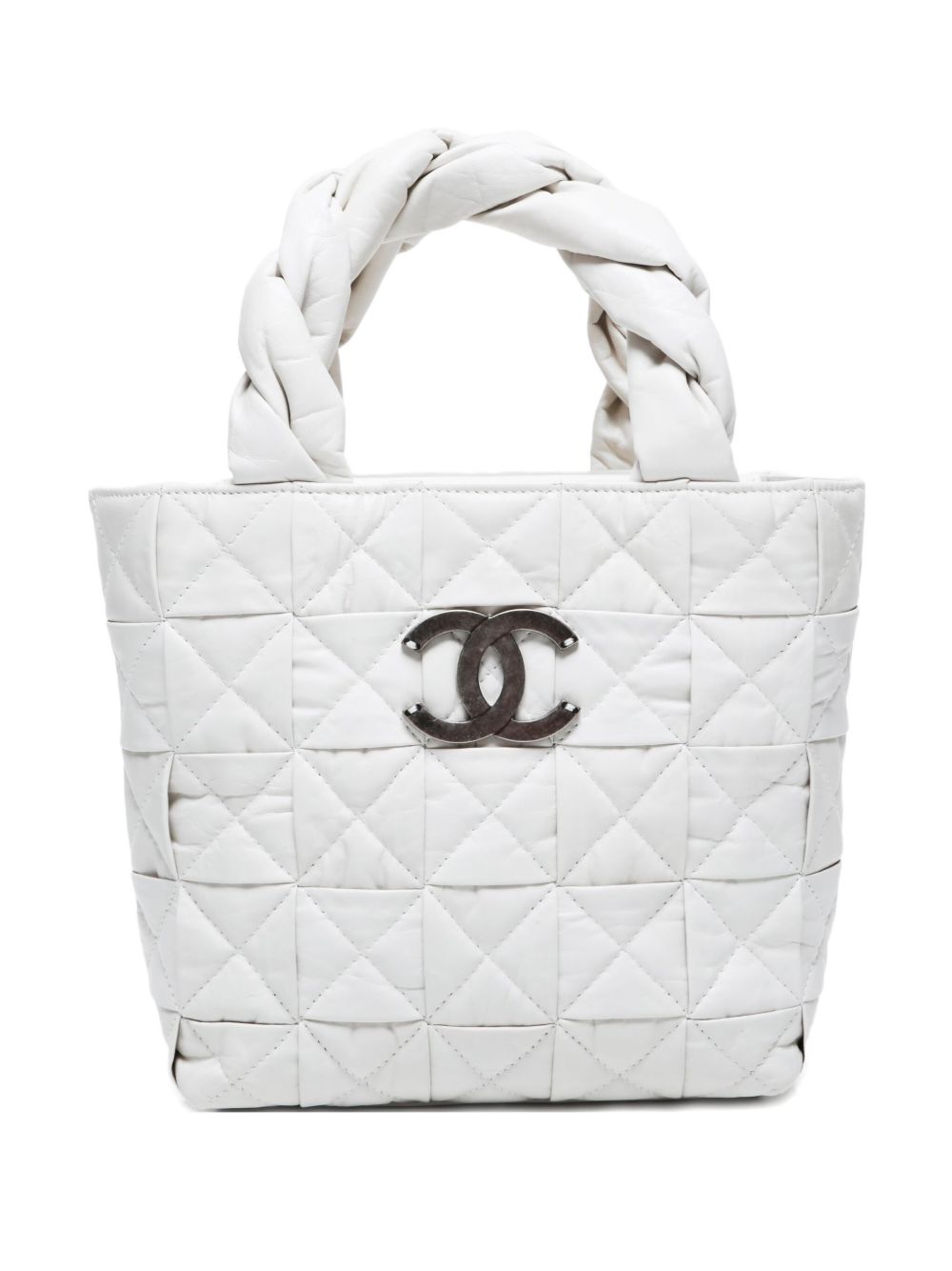 2005-2006 CC-mark braided-handle handbag