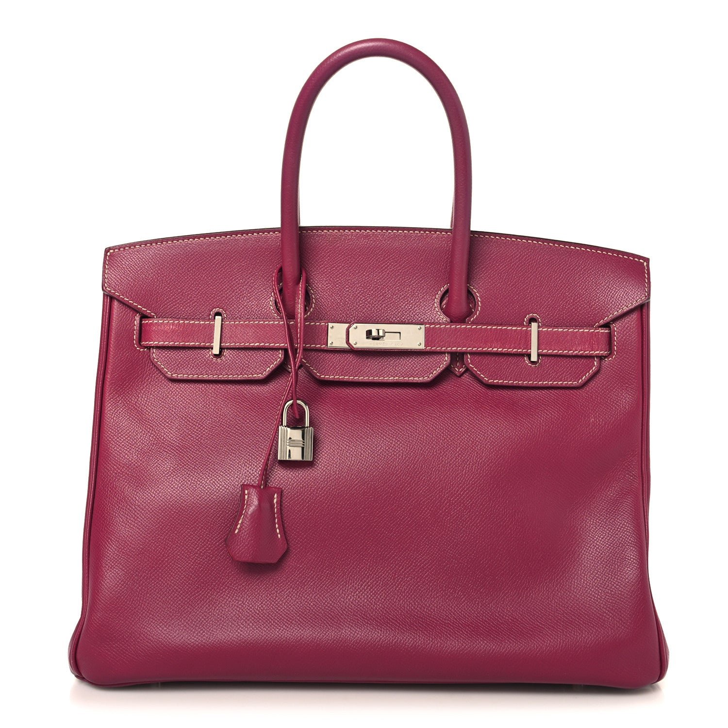 Hermes Epsom Candy Birkin 35 Tosca Rose Tyrien