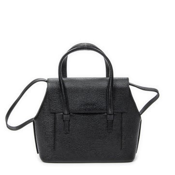 Leather Vintage Top Handle Flap Tote