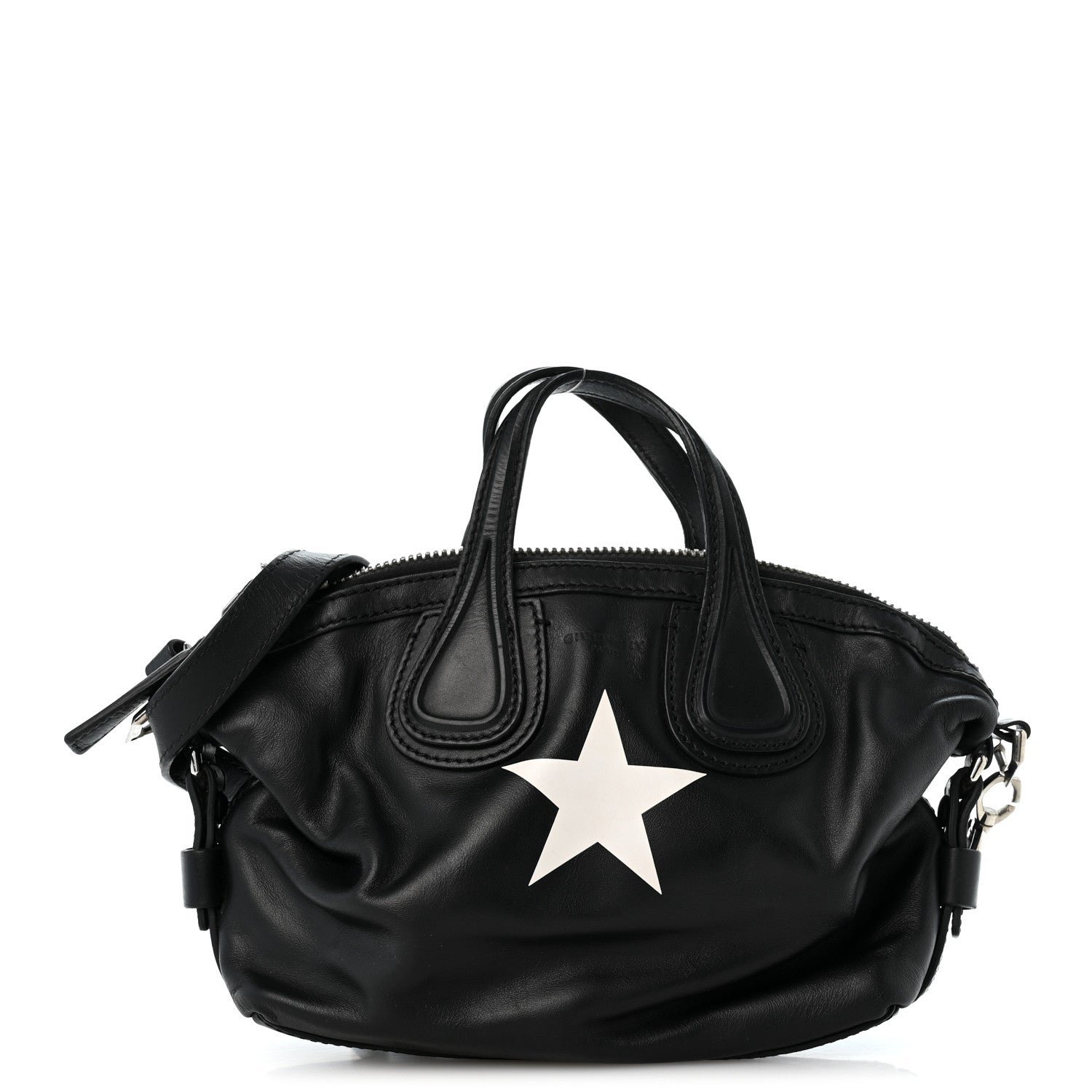 Givenchy Waxed Calfskin Micro Nightingale Black