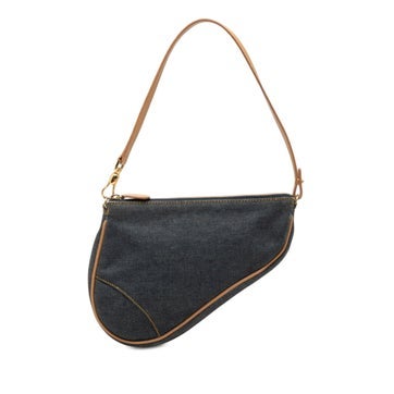 Mini Denim Saddle Pochette