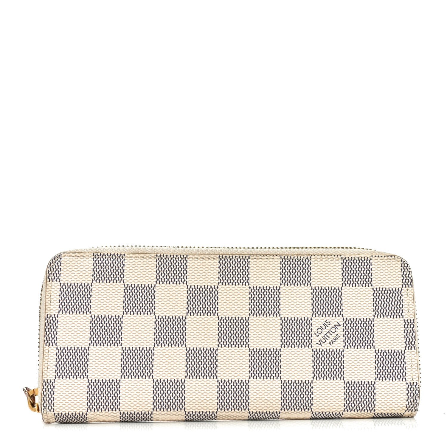 Louis Vuitton Damier Azur Clemence Wallet Rose Ballerine