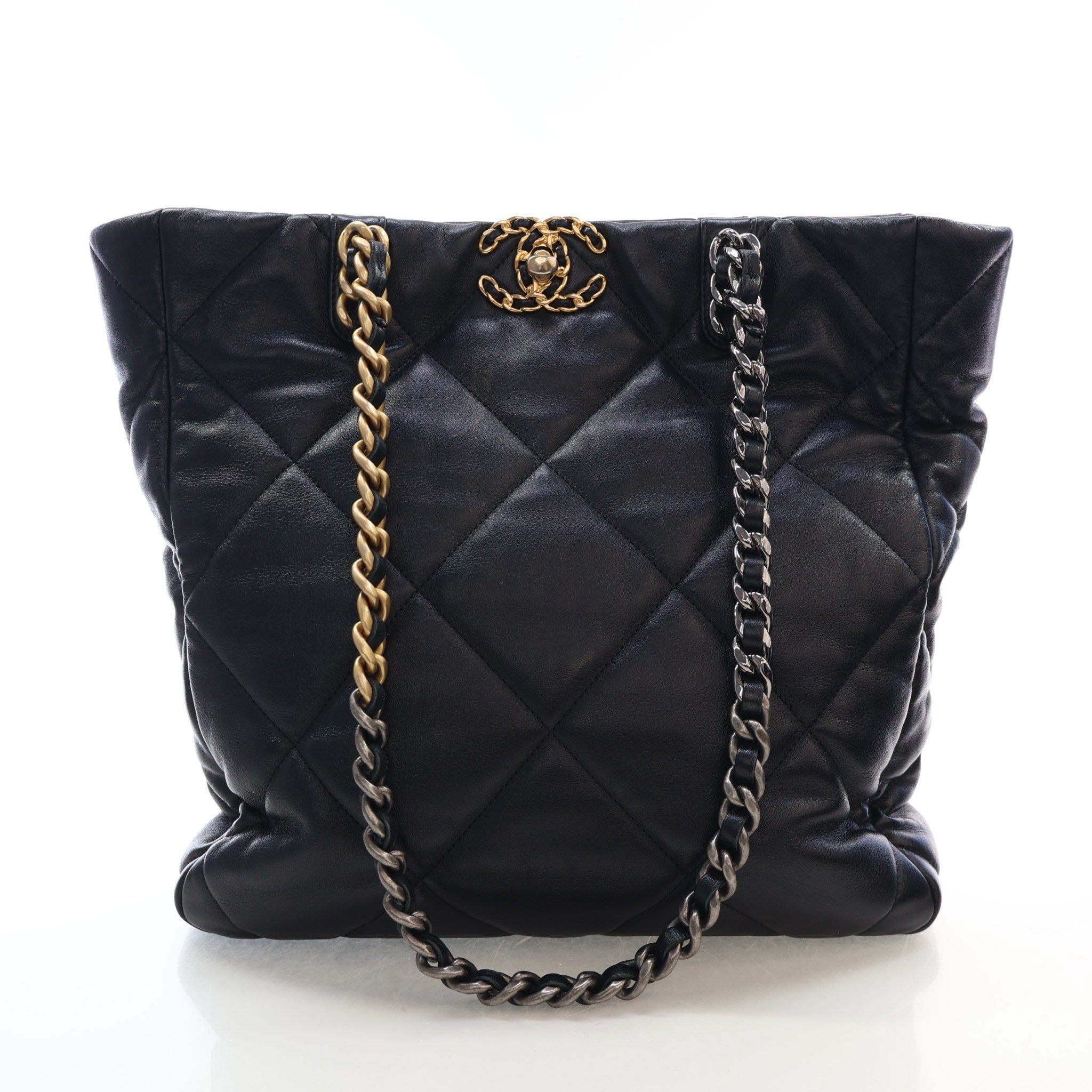 Chanel Lambskin 19 Shopping Tote