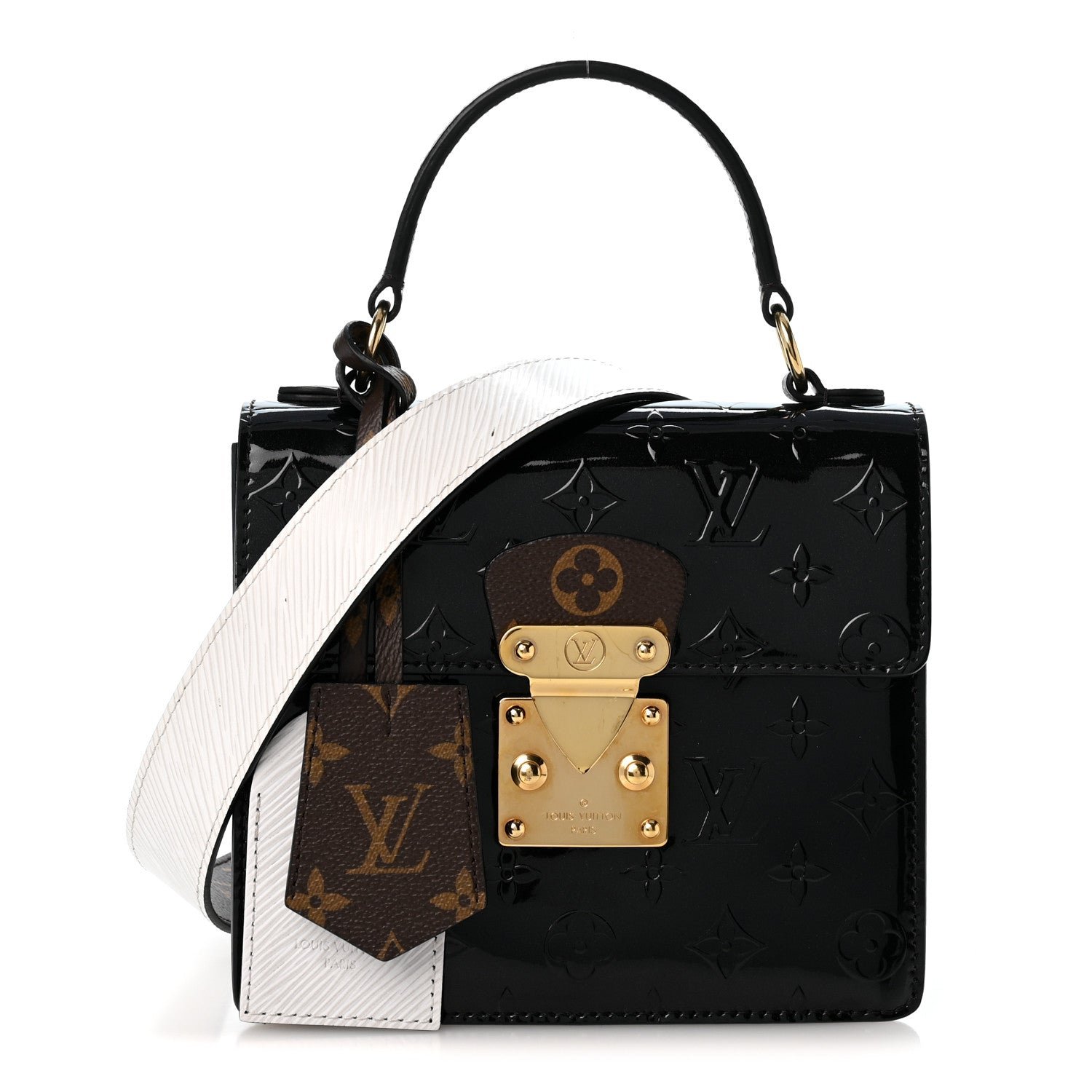 Louis Vuitton Vernis Epi Monogram Spring Street Black
