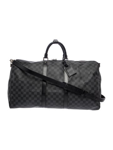 Damier Graphite Keepall Bandouliere