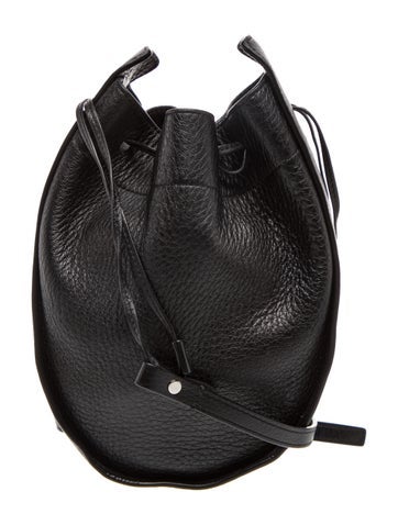 Leather Drawstring Pouch XL