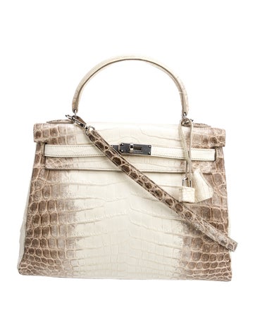 Hermes Matte Niloticus Crocodile Himalayan Kelly II Retourne 32