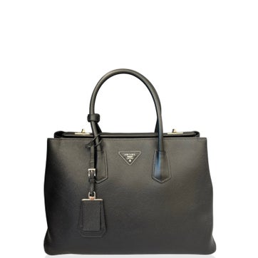 Saffiano Lux Leather Top Handle Bag