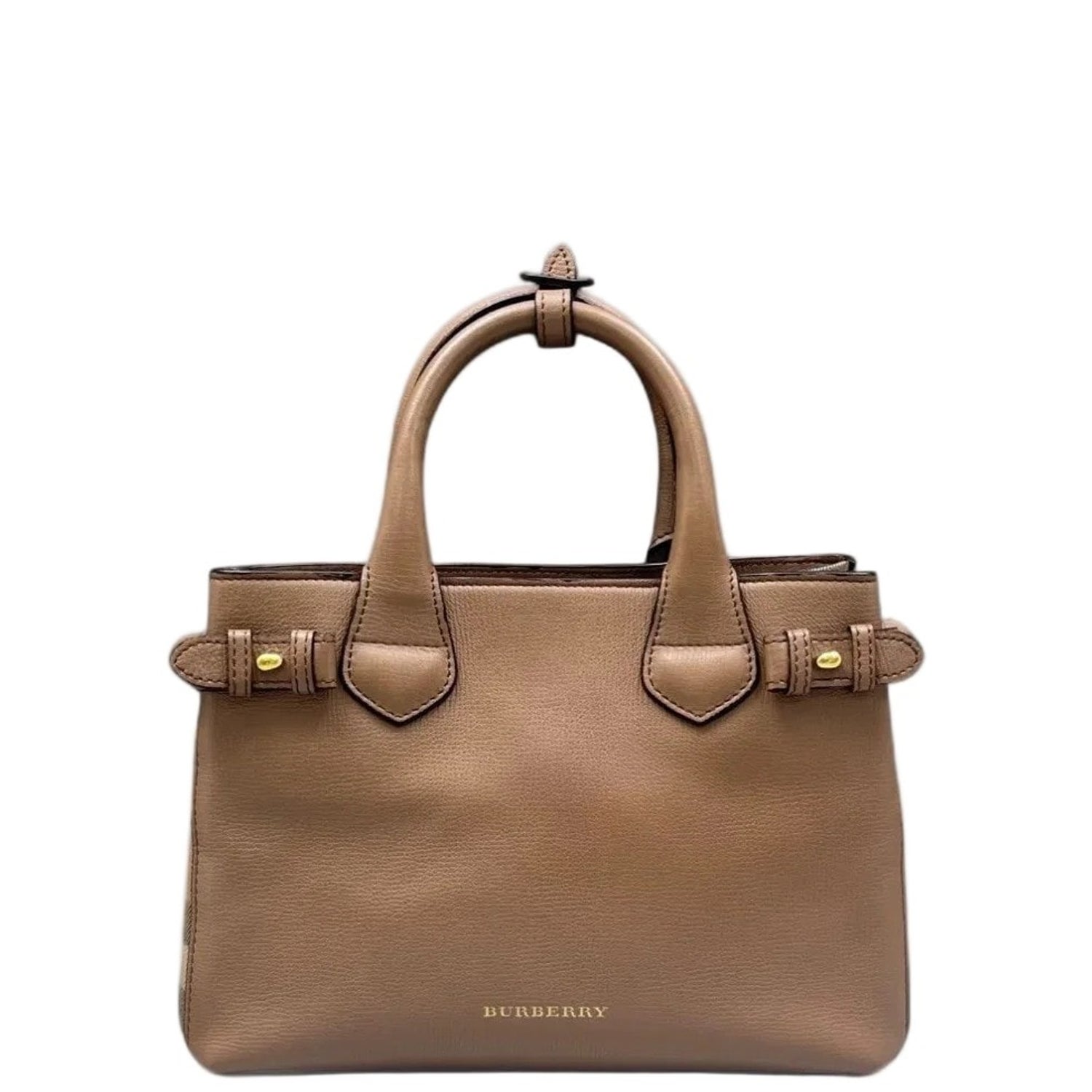 Burberry Calfskin Banner Tote Small