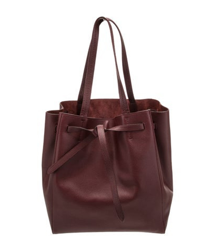 Celine Leather Cabas Phantom W Belt Small
