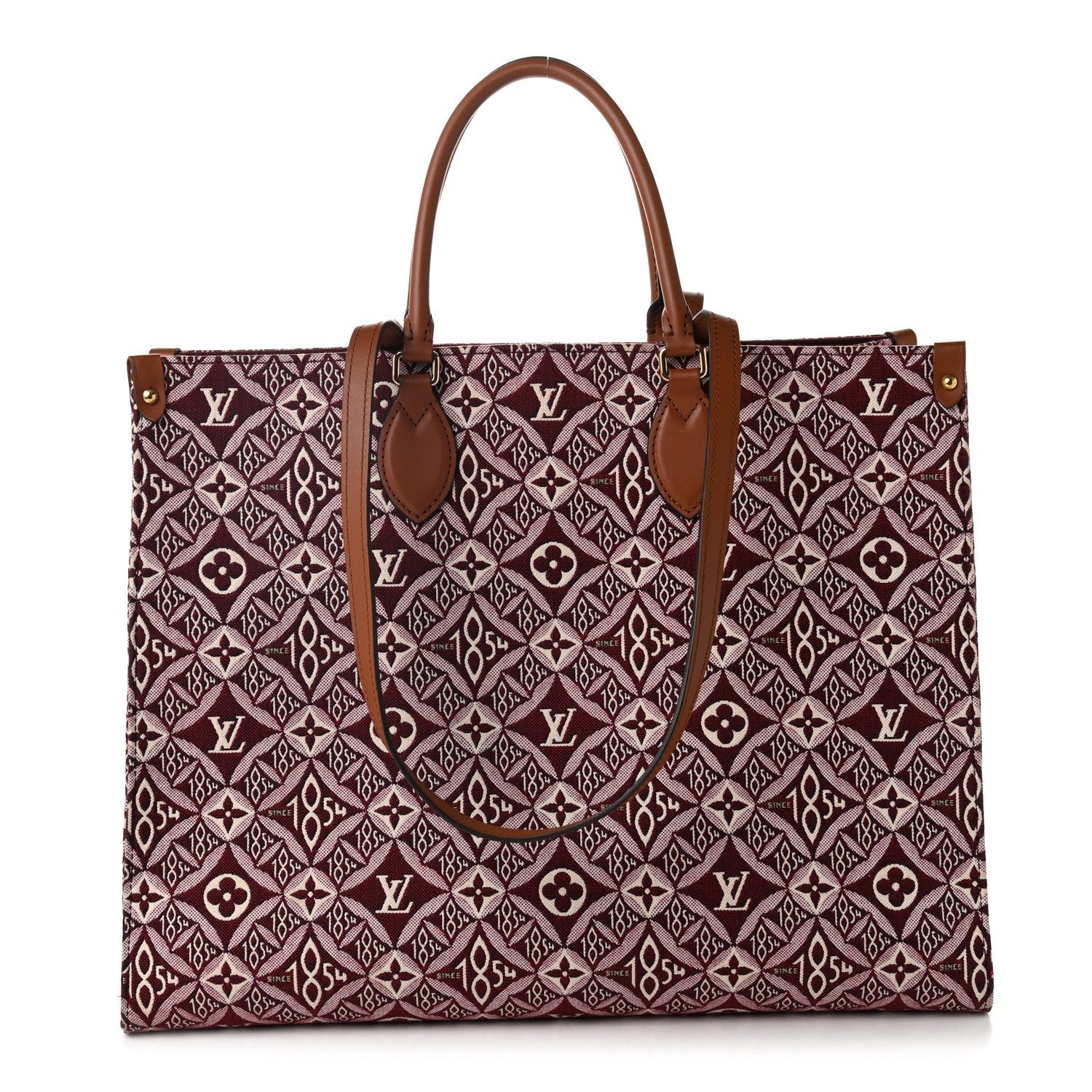 Louis Vuitton Louis Vuitton Jacquard Since 1854 Onthego GM Bourdeaux