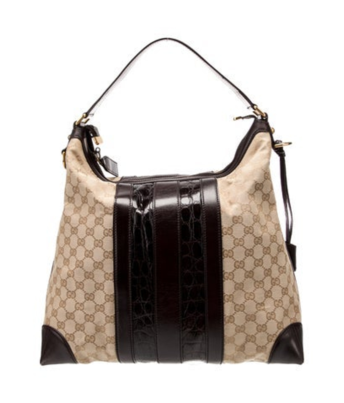 Gucci Gg Canvas Hobo Medium
