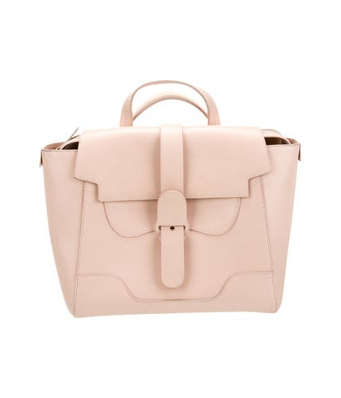 Senreve Embossed Leather Top Handle Bag