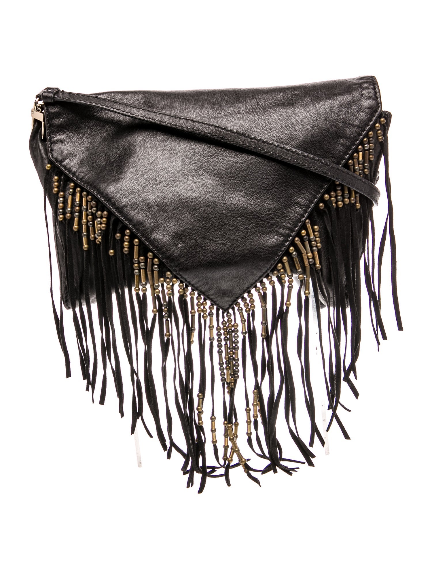Maje Leather Crossbody Bag