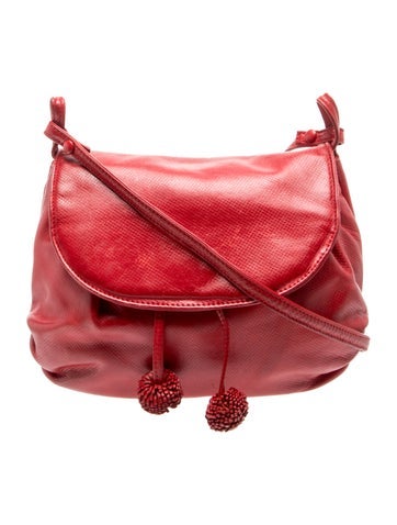 Bottega Veneta Leather Crossbody Bag Vintage