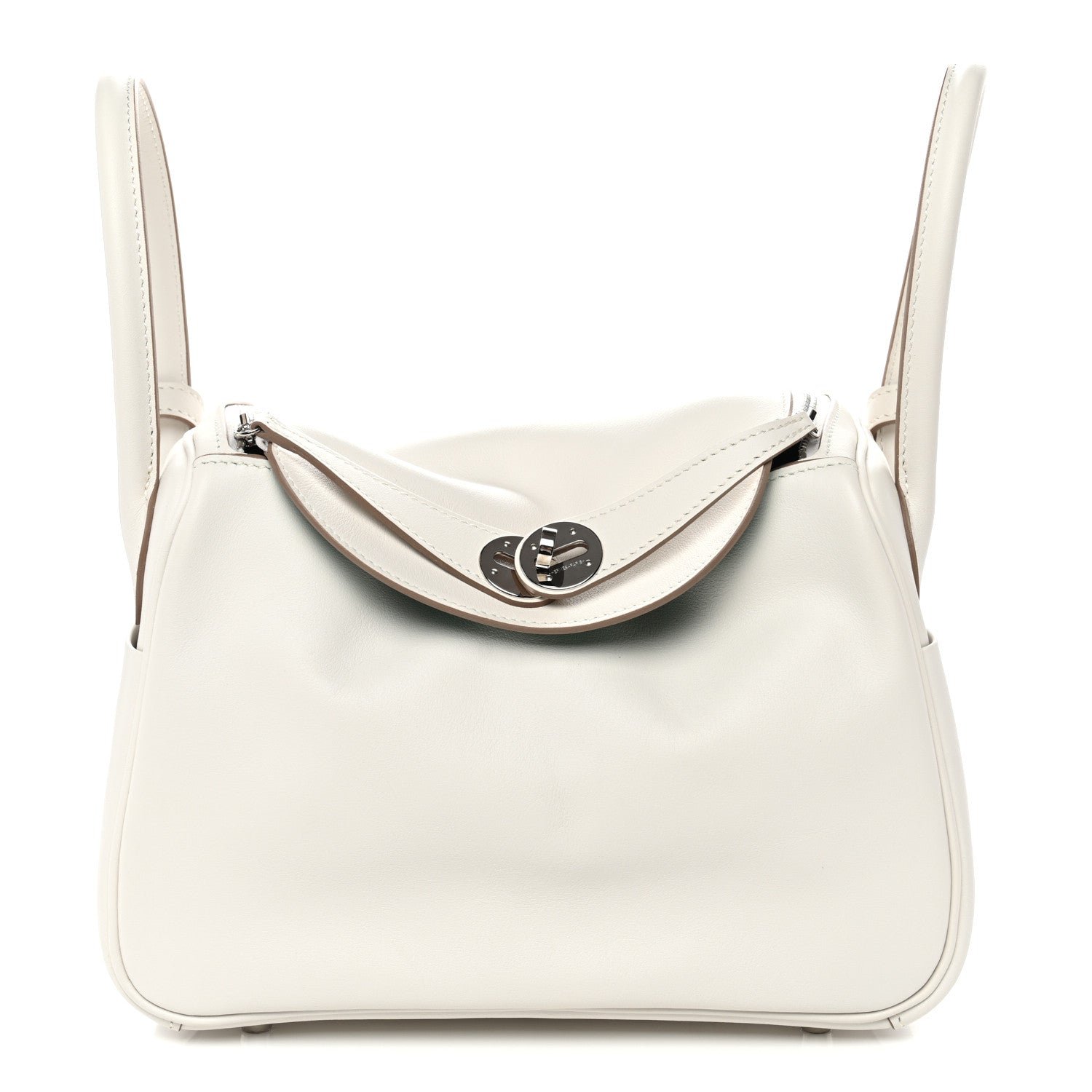 Hermes Swift Verso Lindy 26 Gris Pale Vert Vertigo