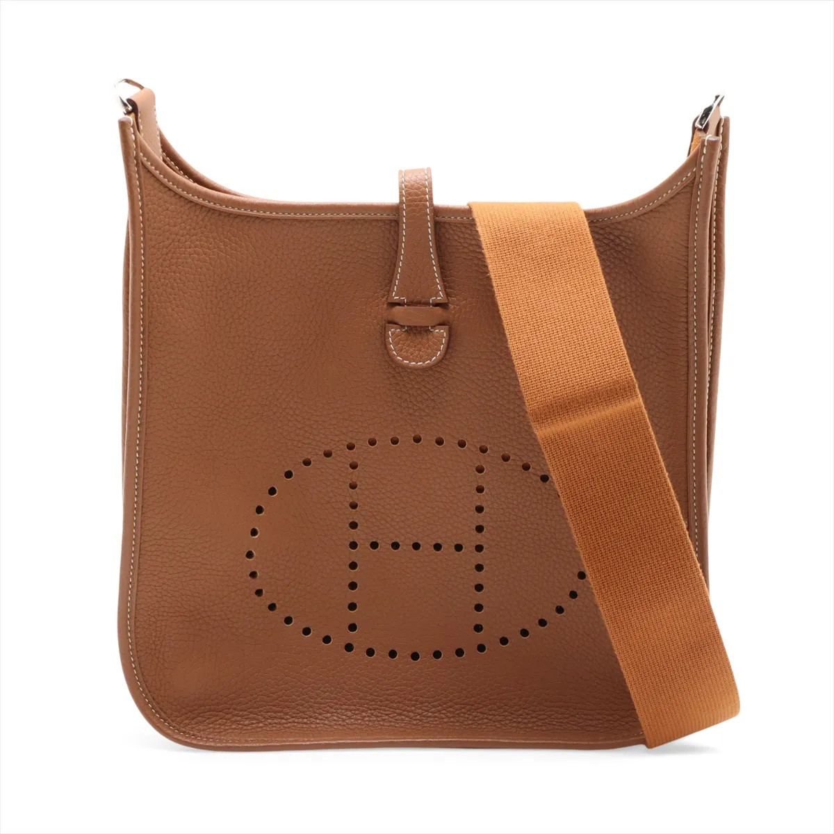 Hermès evelyn 3 29 PM Taurillon Clemence Gold Silver Metal Fittings