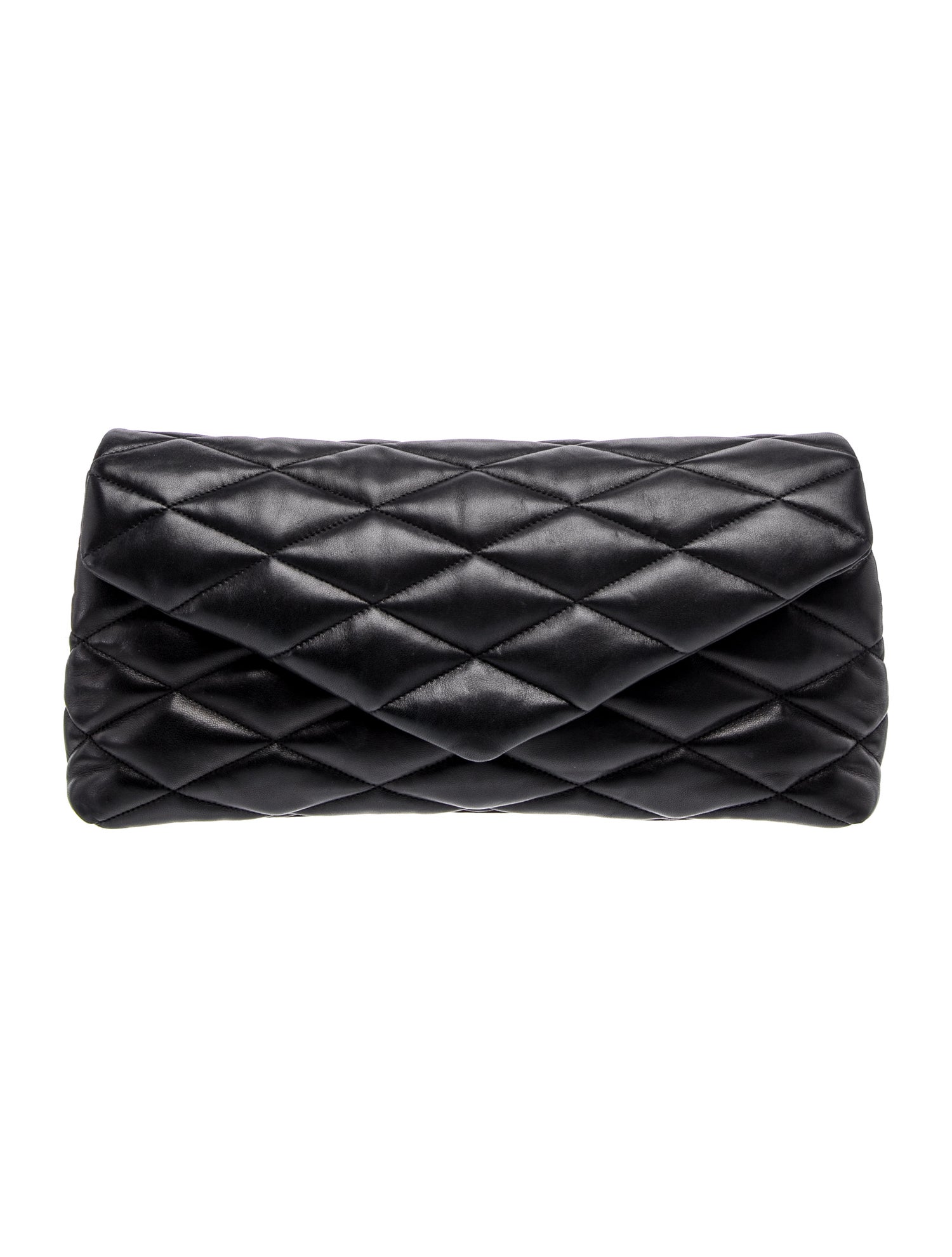 Quilted sade clutch Large