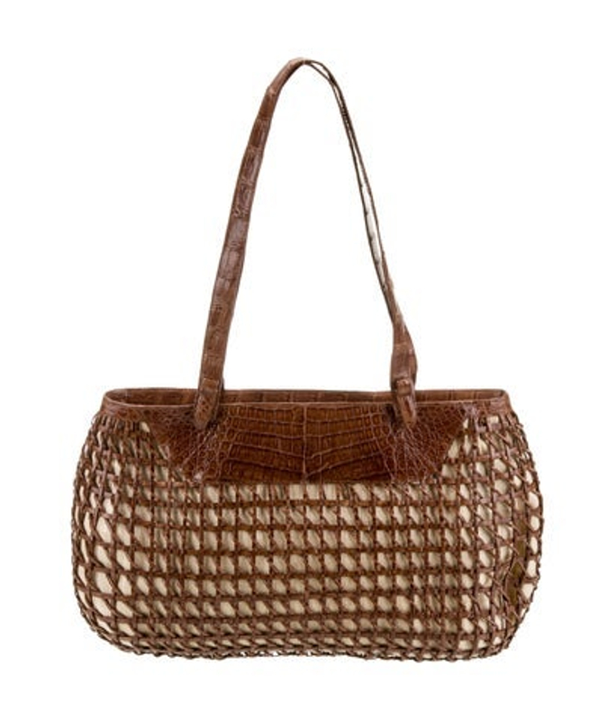 Nancy Gonzalez Gonzalez Crocodile Shoulder Bag