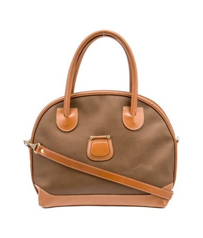 Courreges Leather Top Handle Bag