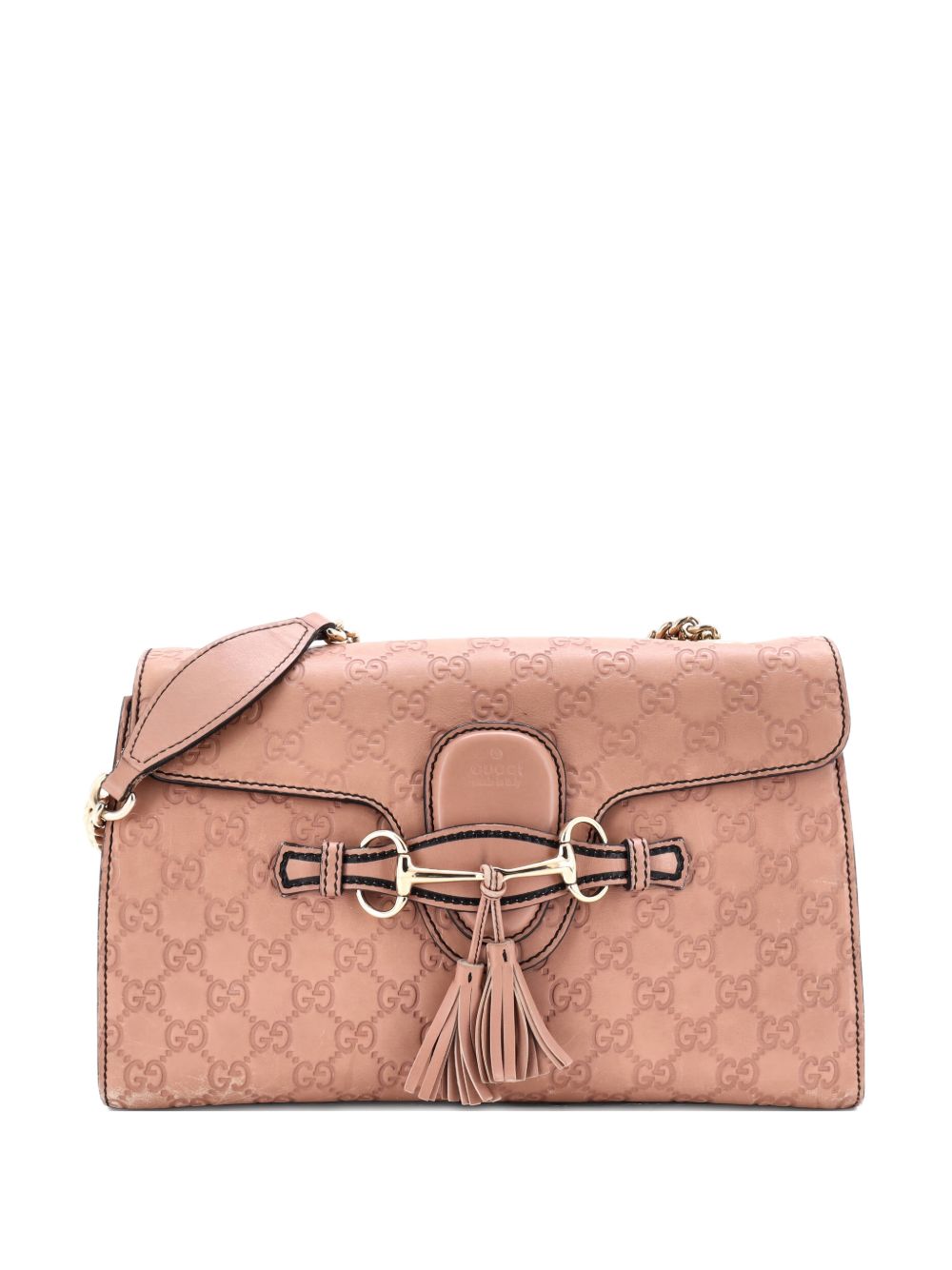 Emily Chain Flap Bag Guccissima Leather Medium shoulder bag