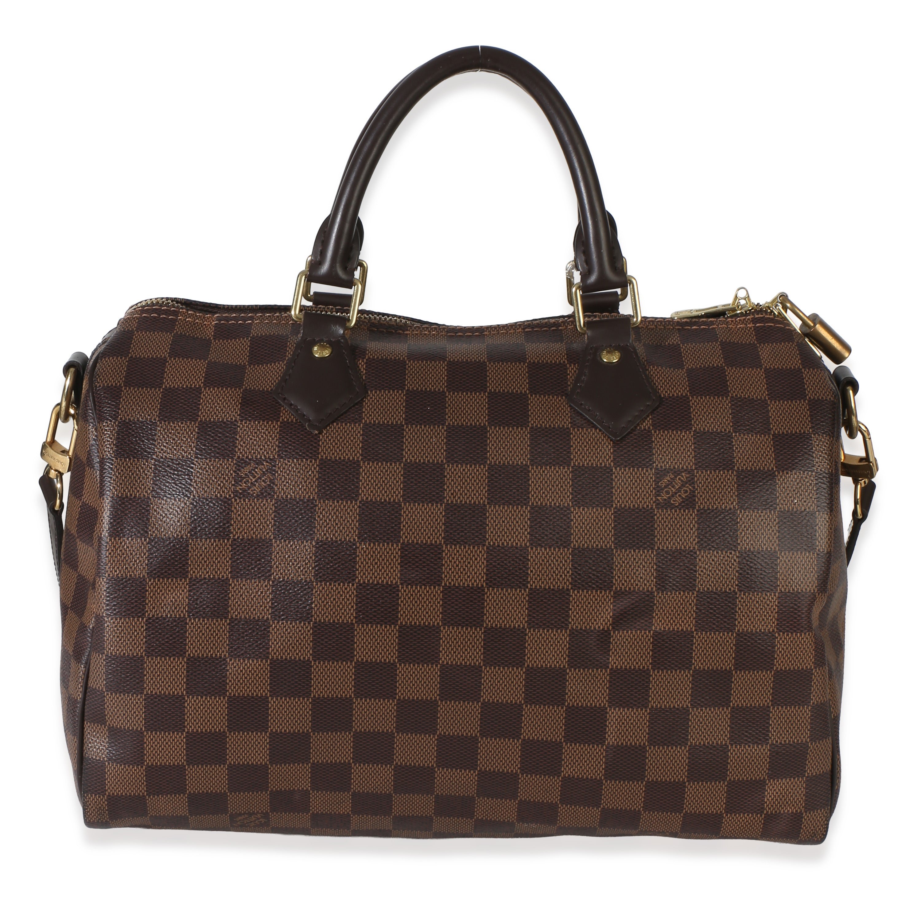 Damier Ebene Canvas Speedy Bandouliere 30