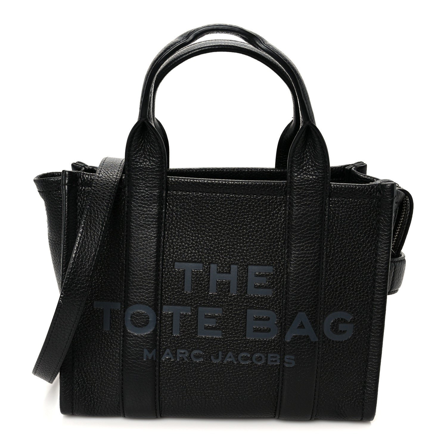 Marc Jacobs Marc Jacobs Grained Calfskin Small The Tote Bag Black