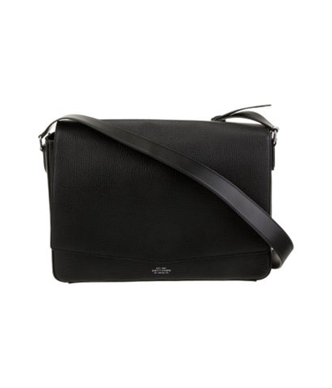 Smythson Leather Messenger Bag