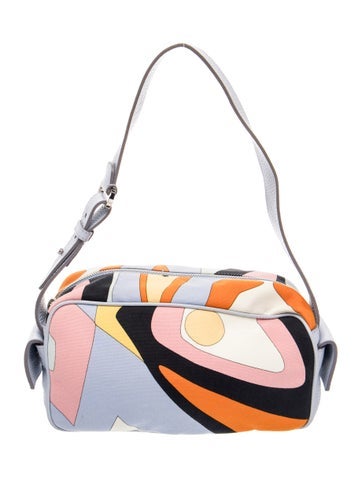 Emilio Pucci Canvas Shoulder Bag