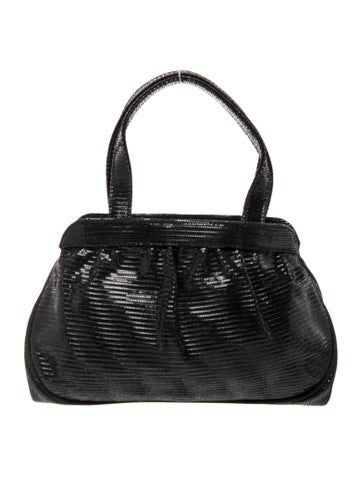 Leather Top Handle Bag