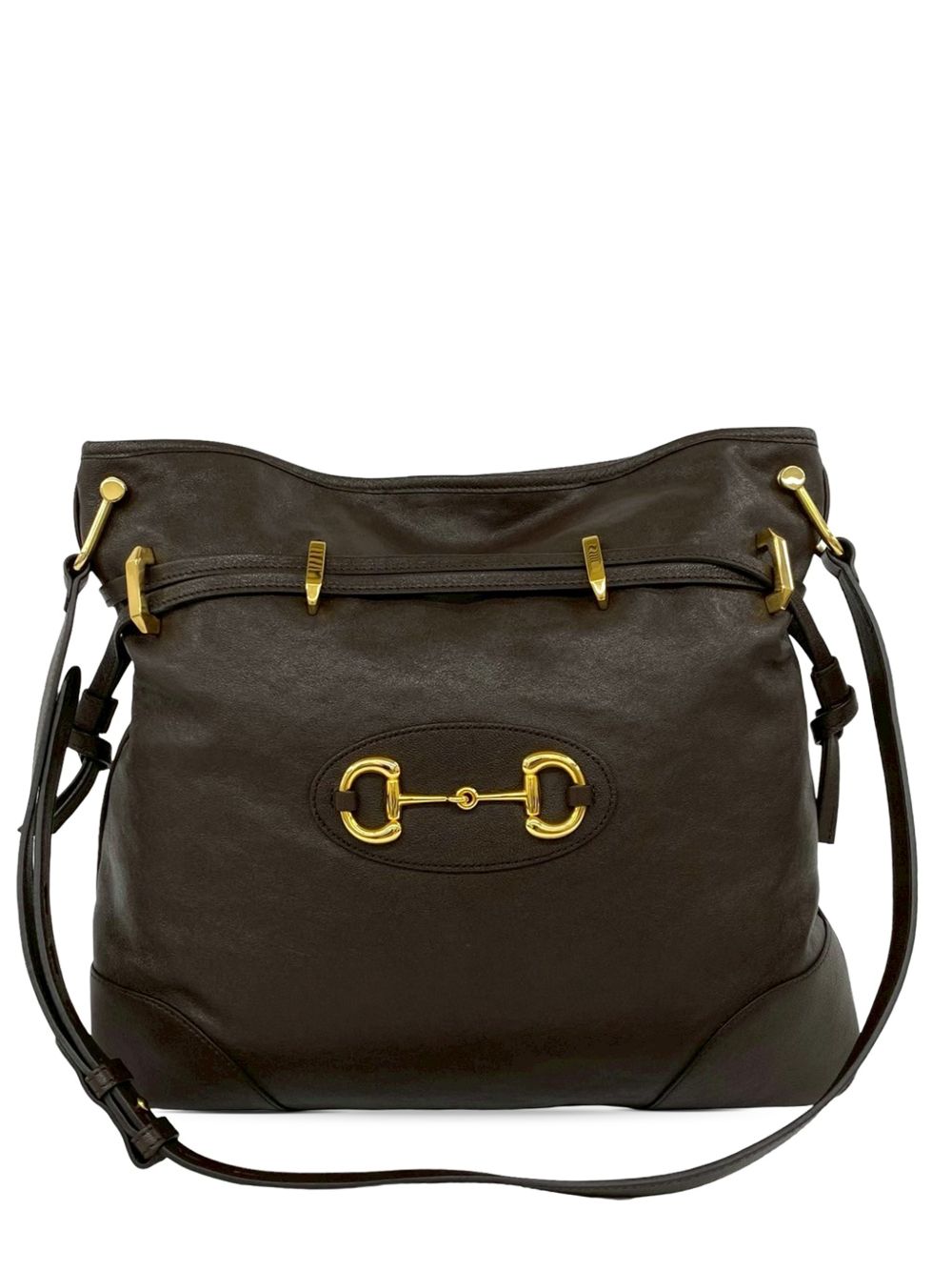 2016-2026 Leather Horsebit 1955 Drawstring crossbody bag