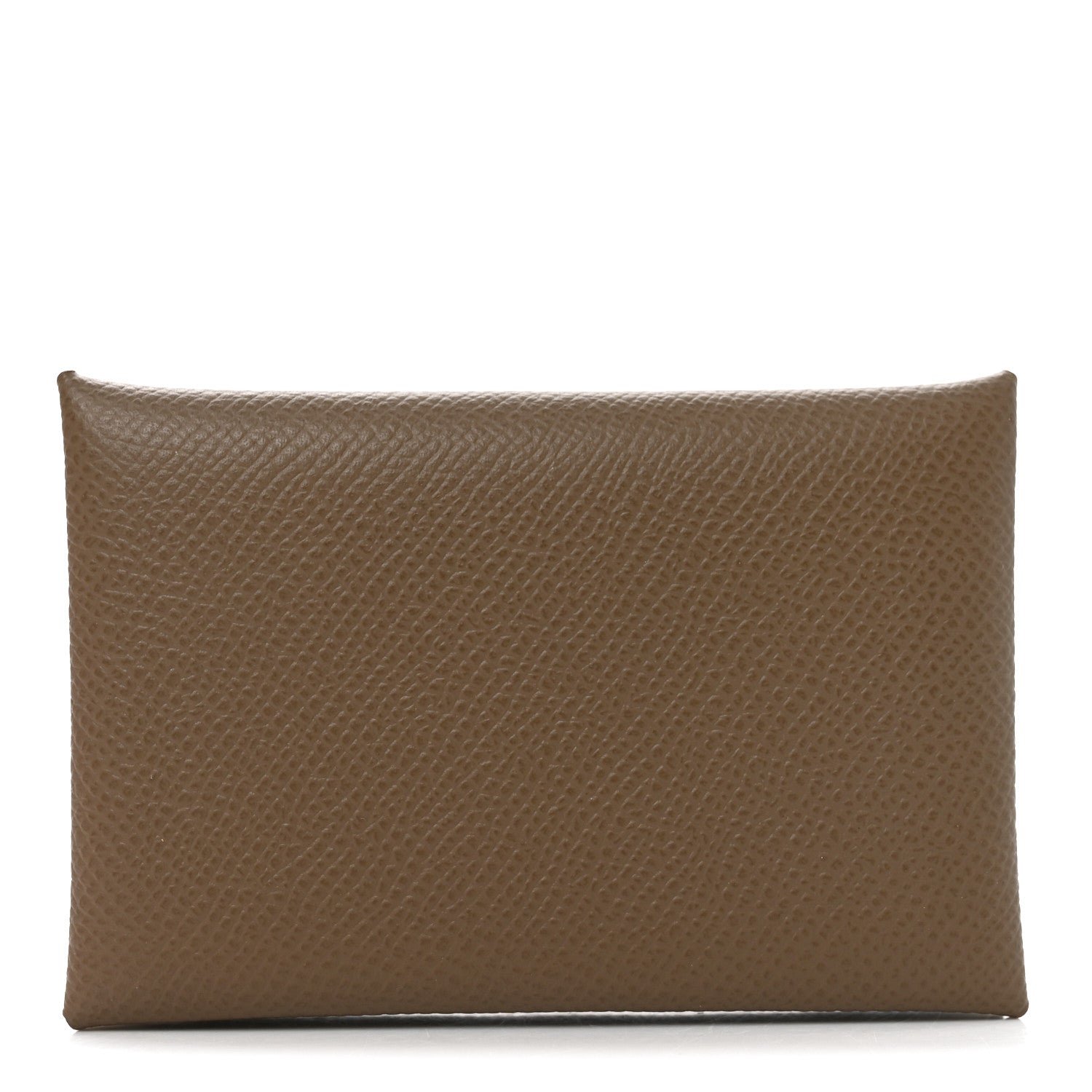 Hermes Hermes Epsom Calvi Card Case Etoupe