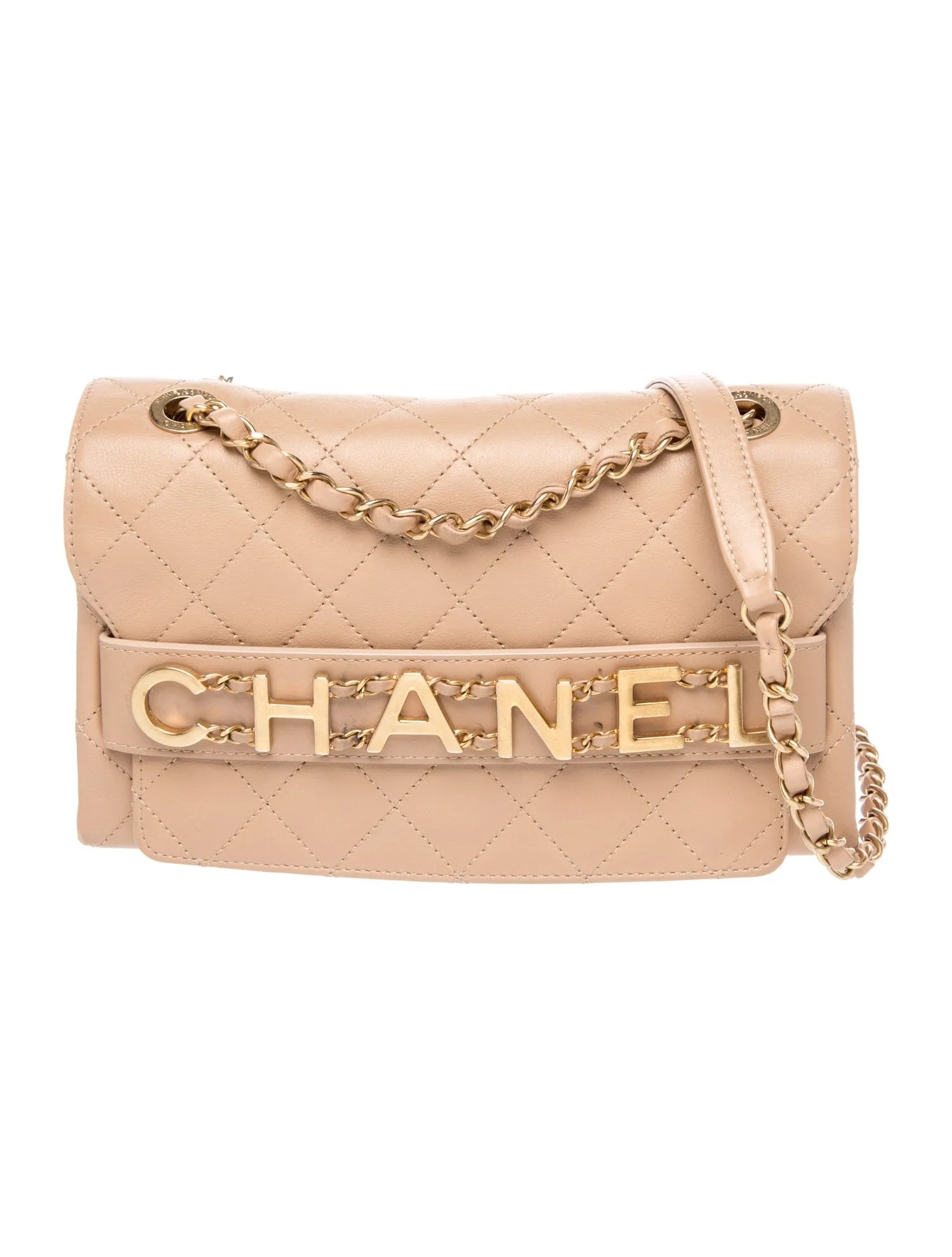 Quilted Medium Enchained Flap Bag