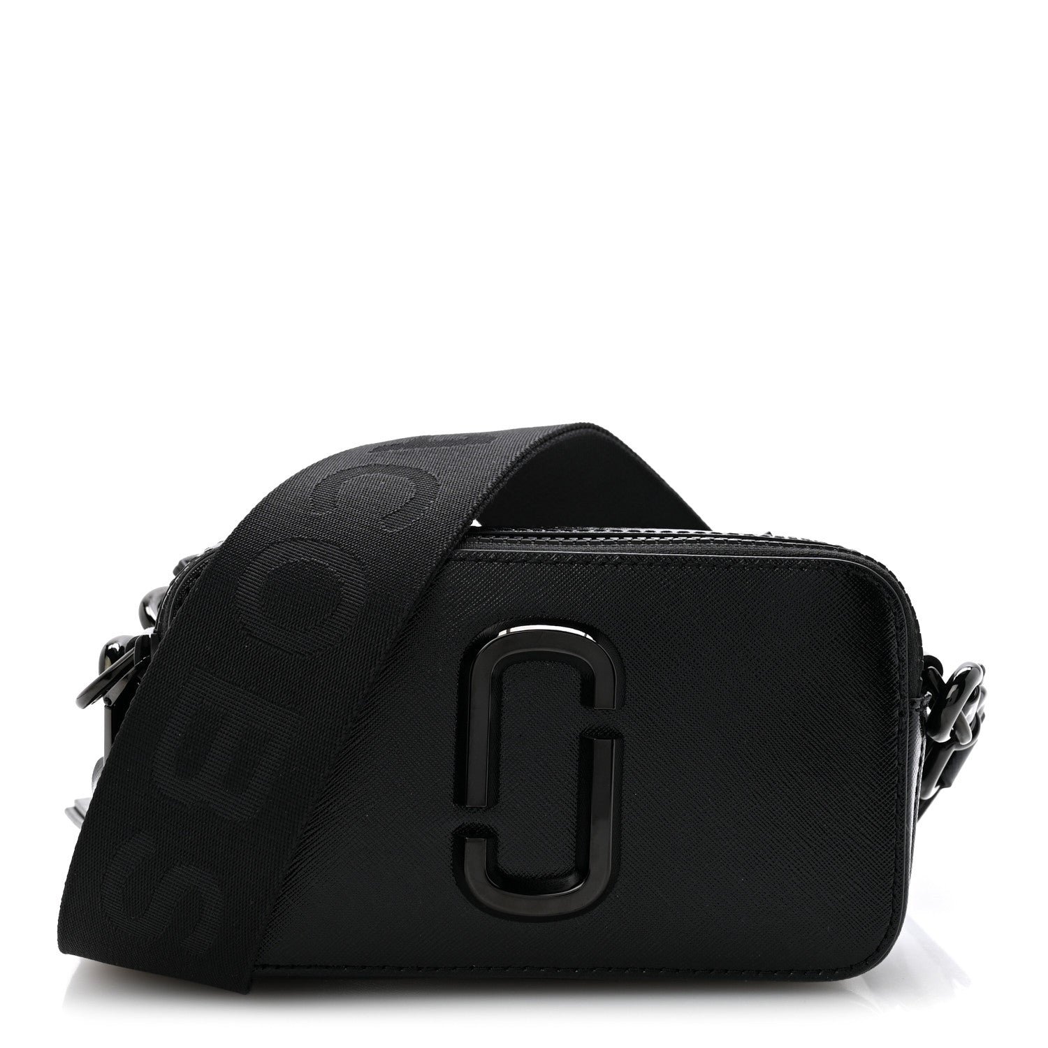 Marc Jacobs Saffiano Snapshot Camera Bag Black