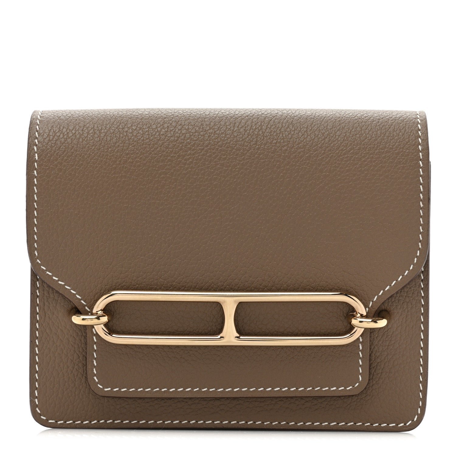 Hermes Evercolor Roulis Slim Wallet Etoupe