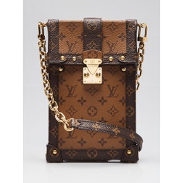 Louis Vuitton Louis Vuitton Monogram Reverse Canvas Vertical Trunk Pochette Bag