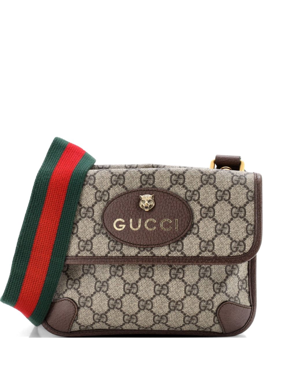 Neo Vintage Flap Messenger GG Coated Canvas Small crossbody bag