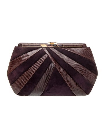 Suede Clutch