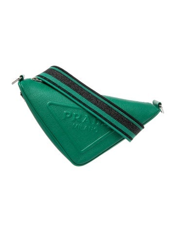 Saffiano Cuir Leather Triangle