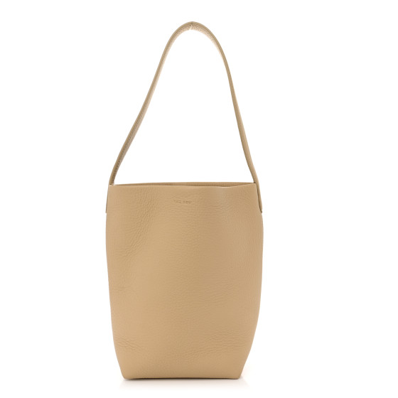 The Row Grained Calfskin Small N/S Park Tote Boulder