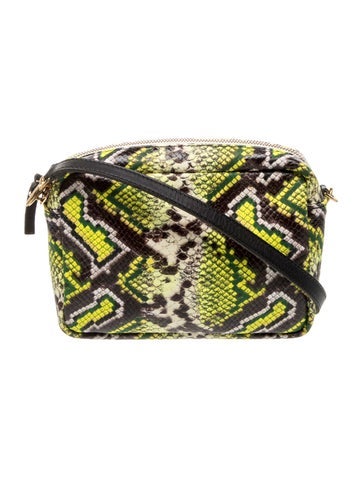 Embossed Leather Shoulder Bag