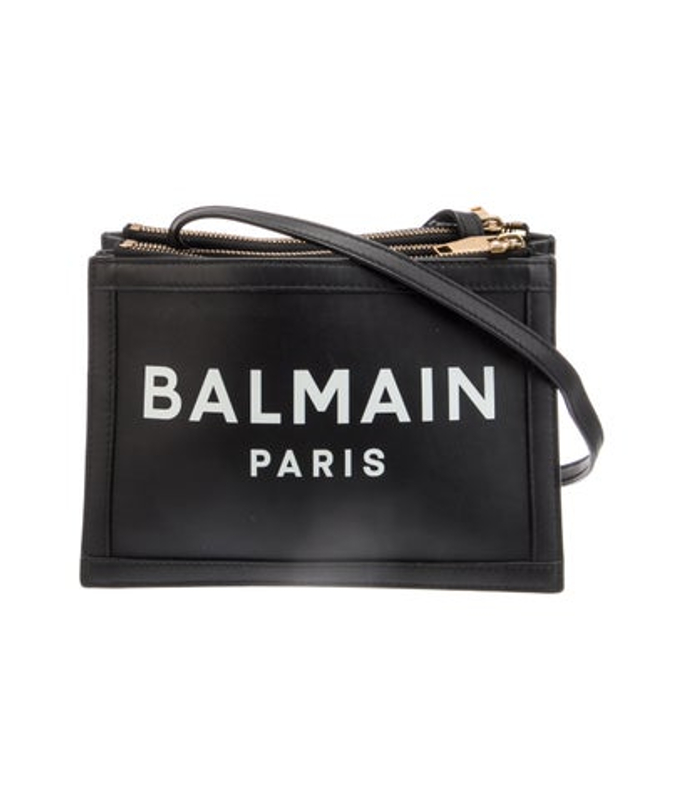 Balmain Leather Shoulder Bag