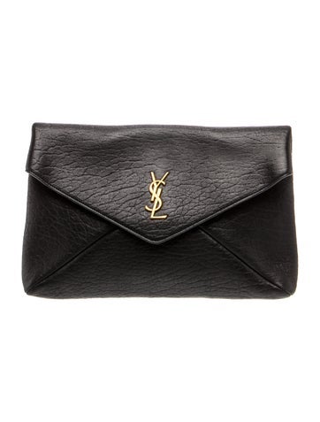 Leather Cassandre Envelope Pouch Large 2024
