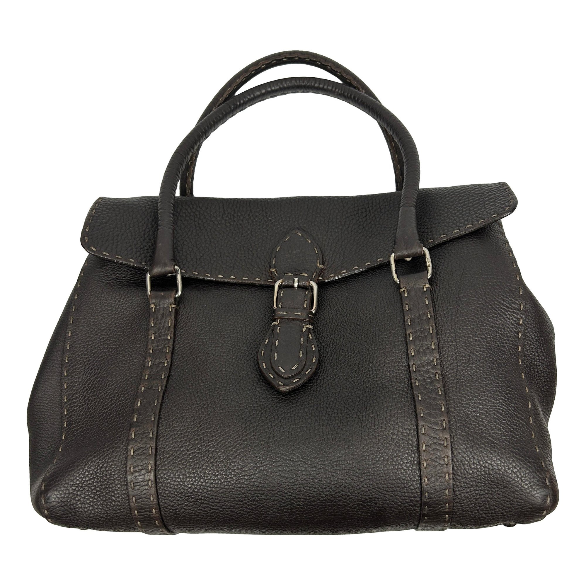 Leather tote