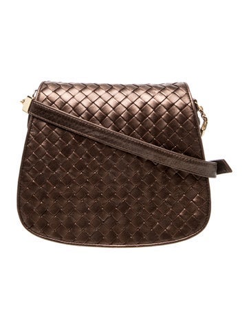 Intrecciato Crossbody Bag Vintage