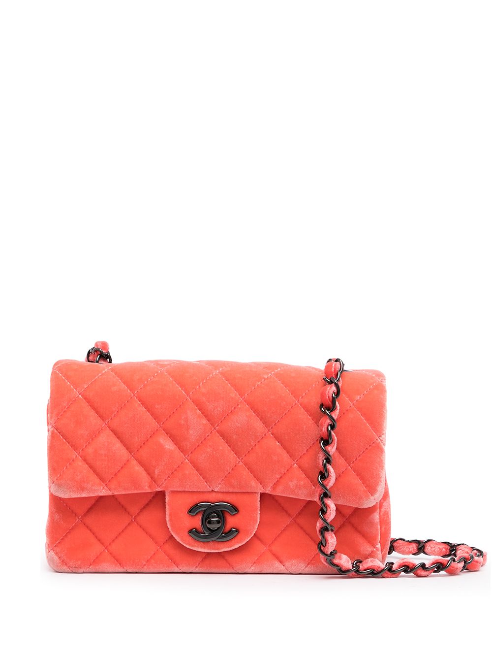 2015 velvet Classic Flap shoulder bag