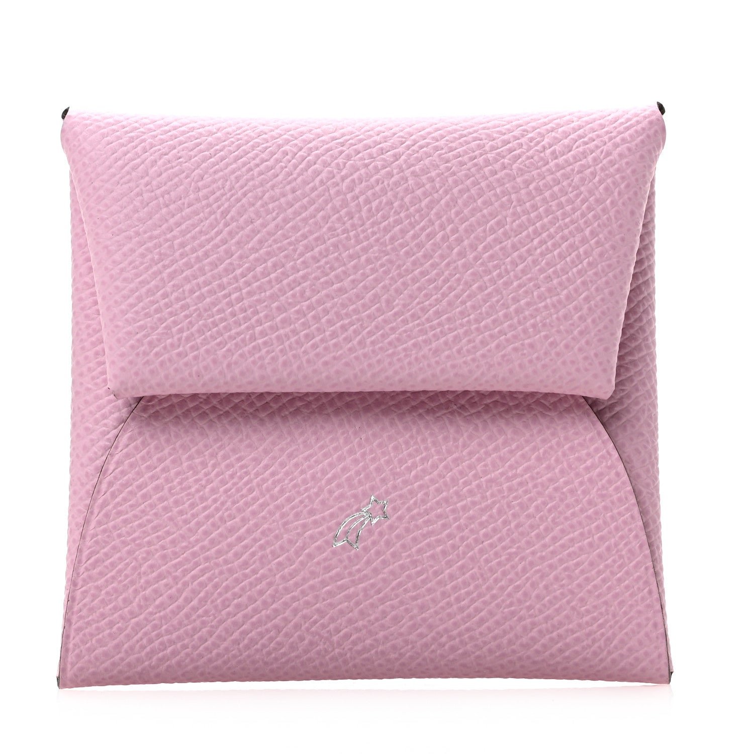 Hermes Epsom Horseshoe Bastia Coin Purse Mauve Sylvestre Rouge Casaque